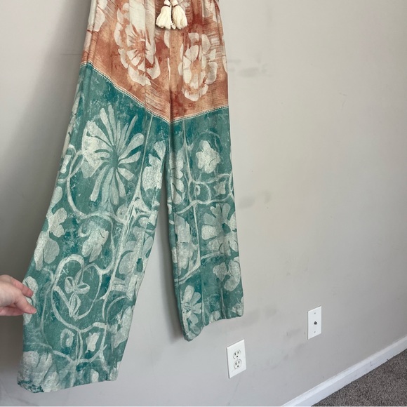 BY ANTHROPOLOGIE LINEN WIDE LEG PANTS SIZE SMALL - Picture 7 of 11